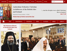Tablet Screenshot of antiochian-orthodox.co.uk